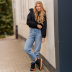 Ourea Hoog Dames Zwart/Oranje