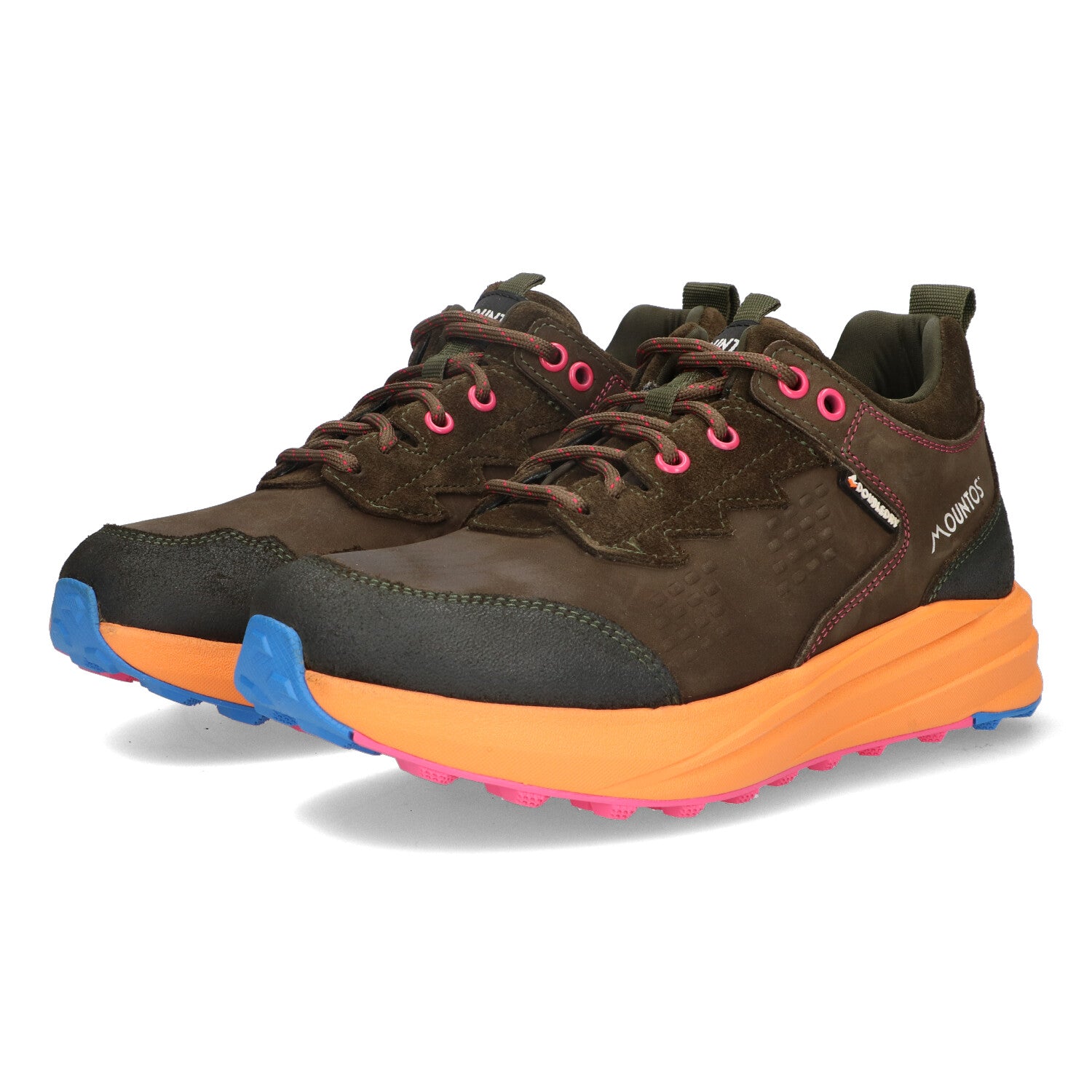 Ourea Laag Dames Donkergroen/Oranje