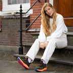 Ourea Laag Dames Donkergroen/Oranje