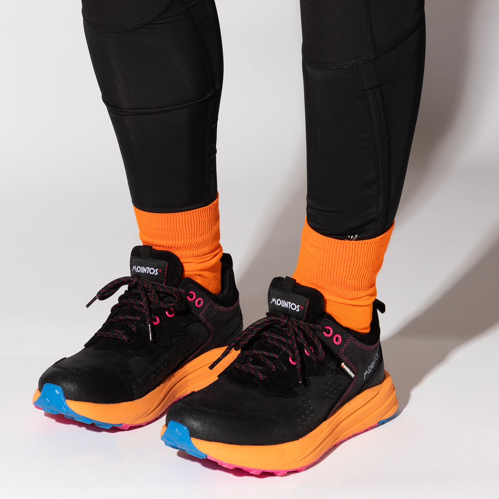 Ourea Laag Dames Zwart/Oranje